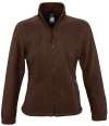 54500 Ladies North SOL'S Ladies North Fleece Jacket Dark Chocolate colour image